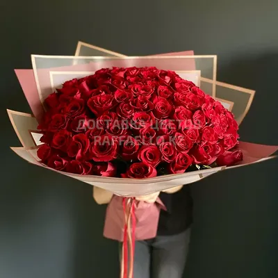 Купить букет 101 роза из мыла в интернет-магазине в Москве