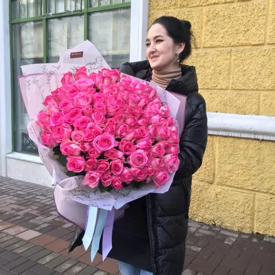 101 роза - купить недорого в Москве. Купить цветы.