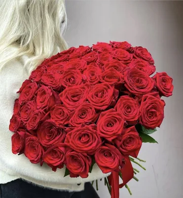 101 роза. Купить 101 розу в Москве