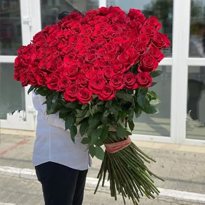 101 ароматная красная роза в корзине | купить недорого | доставка по Москве  и области | Roza4u.ru
