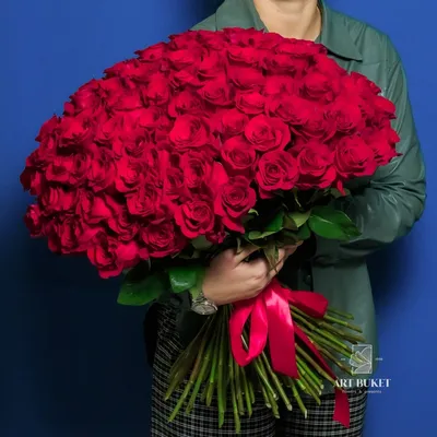 Букет 101 роза ~ Mishki123.ru