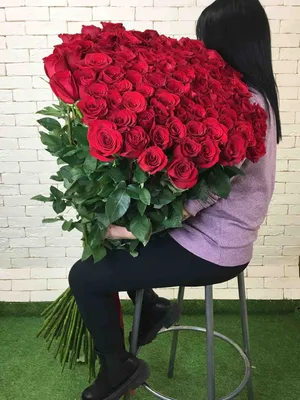 Букет 101 роза (140 см) заказать с доставкой в Челябинске - салон «Дари  Цветы»