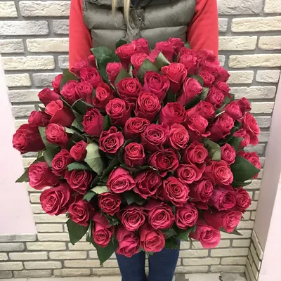 Букет «101 роза» с доставкой | Купить букет из красных роз (101 штука)  Екатеринбурге