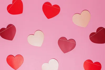 Плакат на 14 февраля/День святого Валентина \"Розовые, красные, бордовые  сердечки\" 120х75 см (ID#1555821745), цена: 210 ₴, купить на Prom.ua