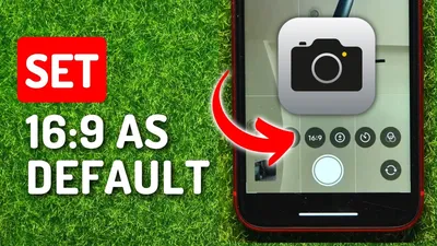 How to Set iPhone Camera Aspect Ratio to 16:9 as Default - YouTube
