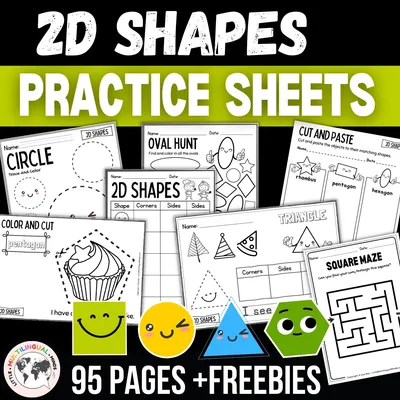 Free Printable Shapes Chart: 2D Shapes - Freebie Finding Mom