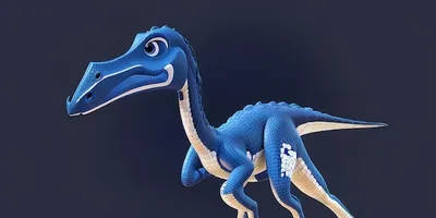 Открытка 3D Динозавры, Москва