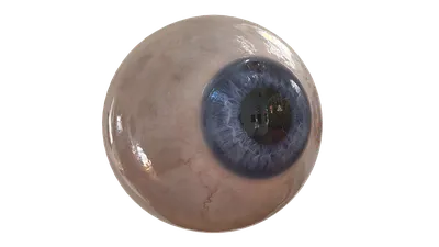 3D изображение глаза голубые» — создано в Шедевруме
