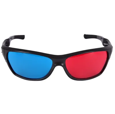 Очки анаглифные пластиковые средние, красно-синие (3D-очки) (ID#31533924),  цена: 13.20 руб., купить на Deal.by