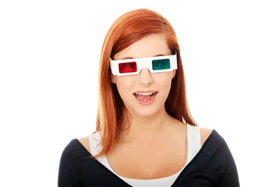 10 шт./партия, бумажные 3D-очки для просмотра фильмов | AliExpress