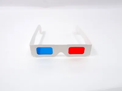 Анаглифные очки для 3D сине-красные, виртуальная реальность, 3D изображения
