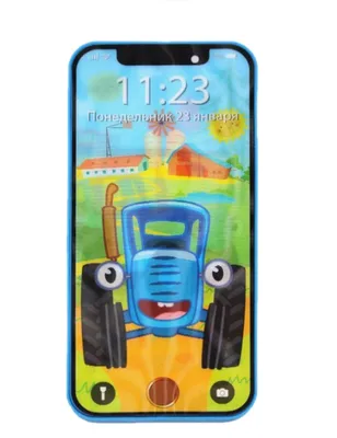 Купить телефон музыкальный Smart Baby 3D-экран Синий трактор, цены на  Мегамаркет