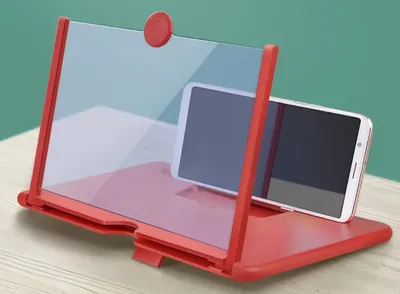 Увеличительная подставка 3D для экрана телефона технология Fresnel HD  Красный (ID#1568199713), цена: 88 ₴, купить на Prom.ua