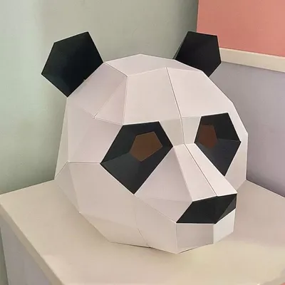 3D бумажная модель из бумаги для косплея, маска, искусственная голова,  капюшон, скульптура, пазл, модели животных, оригами, подарок, игрушка для  взрослых | AliExpress