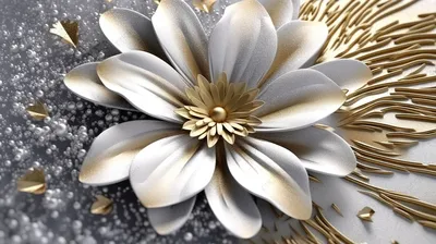 Фотообои 3Д цветок макро купить на стену • Эко Обои