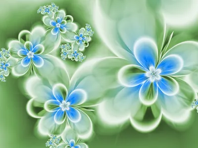 Фотография 3D Графика цветок
