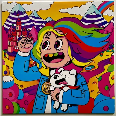 Tekashi69 - 6Ix9Ine Art Print by Ren Di | iCanvas