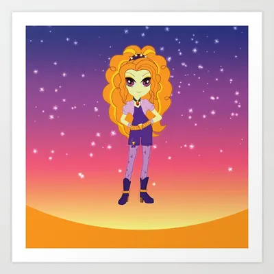 Rainbow Rocks Adagio Dazzle Vector UPDATE V2 | My little pony twilight, My  little pony characters, My little pony comic