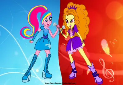 Adagio Dazzle rubber hose animation style : r/mylittlepony