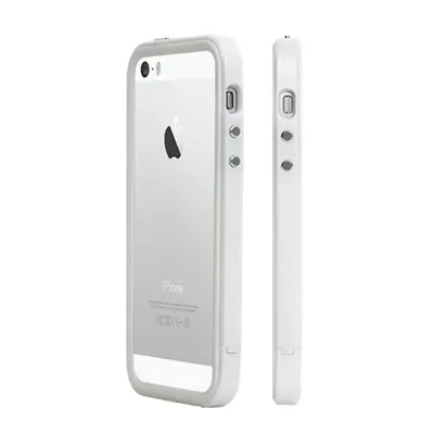 Комплект защитных стекол для Apple iPhone 5, белый (3 шт)