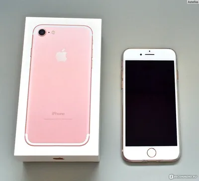 Айфон 7 розовый в руке фотографии