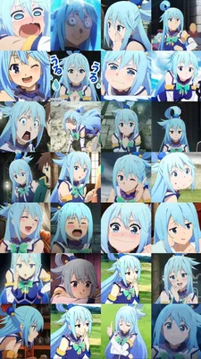 Aqua / Аква | Anime funny, Anime character design, Anime