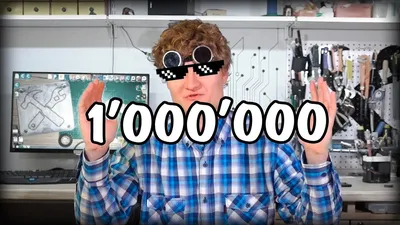 1'000'000 подписчиков! - YouTube