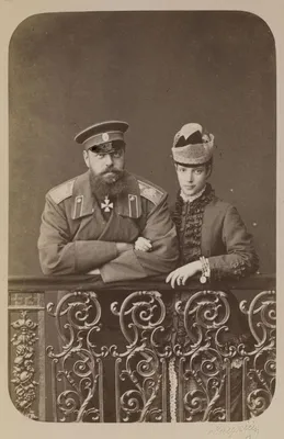 Российский Императорский Дом - Император Александр III и его брат великий  князь Владимир Александрович