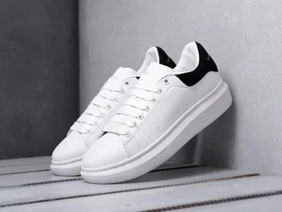 Белые мужские и подростковые кроссовки Александр МакКуин | Alexander  McQueen Oversized Sneaker White Black в интернет-магазине в Минске