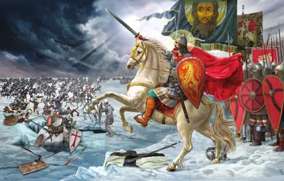 Картинка Александра Невского: победитель великой битвы