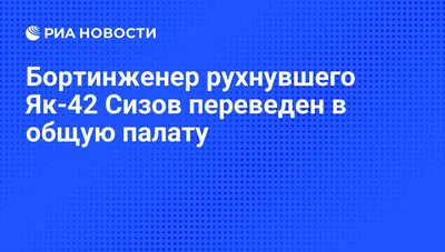 Выживший в авиакатастрофе бортинженер Сизов, возможно, выступит в суде -  Вести Ярославль