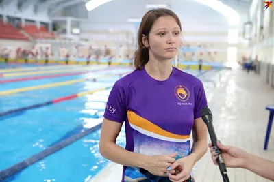 Александра Герасименя провела бесплатный мастер-класс по плаванию для  гомельских школьников