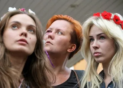 FEMEN наконец посадили... Фото | Обозреватель | OBOZ.UA