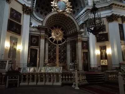 Алтарь Троицкого собора Александро-Невской лавры - aroundcard