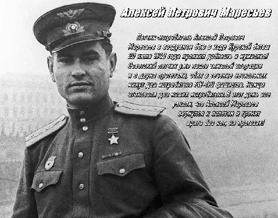Сильный духом: 80 лет назад совершил свой подвиг летчик Алексей Маресьев -  Российская газета