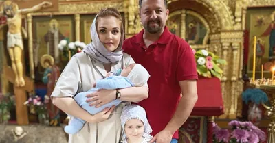 Марина Девятова крестила маленького сына