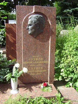Файл:Могила поэта Алексея Суркова.JPG — Википедия