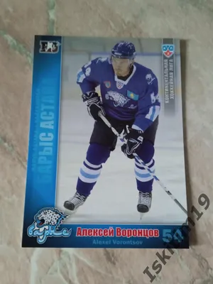 Хоккей Карточка Алексей Воронцов Барыс Астана КХЛ KHL сезон 2010 11 SeReal