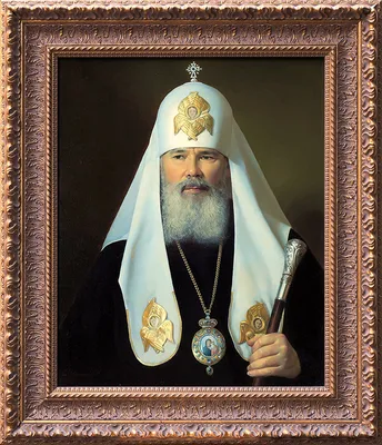Патриарх Алексий II- портрет маслом