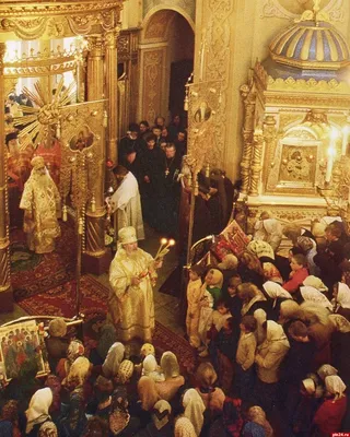 Молитва Патриарха Алексия II Божией Матери Владимирской в дни путча 1991  года | Елоховский собор
