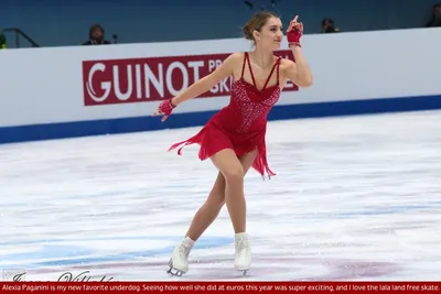 BEIJING, CHINA - FEBRUARY 17: Alexia Paganini of Switzerland competing in  the Women's Single Skating Free Skating event during the Beijing 2022  Olympic Games at the Capital Indoor Stadium on February 17,