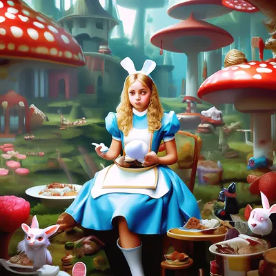 Фигурки героев мультфильма «Алиса в стране чудес» | AliExpress