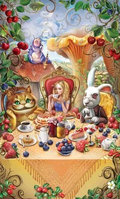 Августинович Юлия - Алиса в стране чудес | Alice in wonderland  illustrations, Alice in wonderland tea party, Alice in wonderland