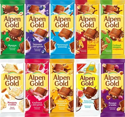 Купить Шоколад молочный Alpen Gold Альпен Гольд с фундуком и изюмом, 90 г в  Уфе за 74.07 руб. | Con-feta