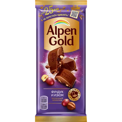 Шоколад Alpen Gold белый с миндалем и кокосом 85 г | Плиточный шоколад |  Arbuz.kz