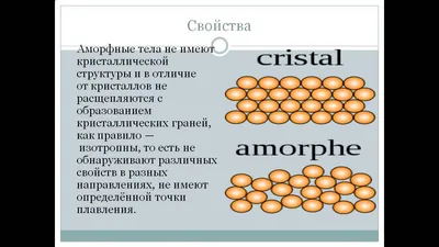 Физика 10 Кристаллические и аморфные тела - YouTube