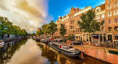Ночной Амстердам ~... - Красивые места по всему миру | Facebook