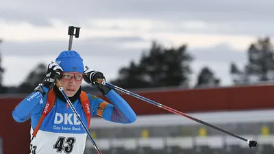 Младший сержант Анастасия Загоруйко выиграла спринт на этапе Кубка IBU в  Отепя