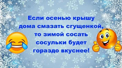 Анекдоты про зиму) | Все, что вы хотите услышать. | Дзен