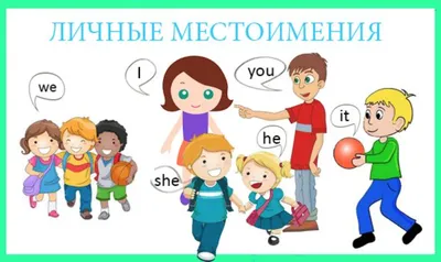 Личные местоимения в английском языке (Personal Pronouns)